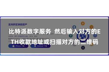 比特派数字服务  然后输入对方的ETH收款地址或扫描对方的二维码